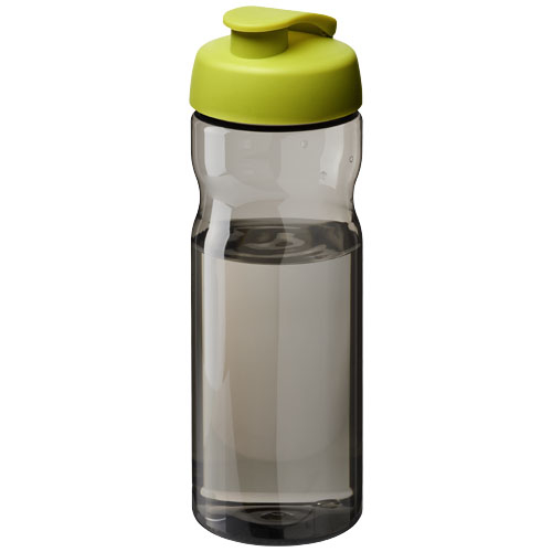 Gourde sport publicitaire 650 ml H2O Active® Eco Base Citron vert et Charbon